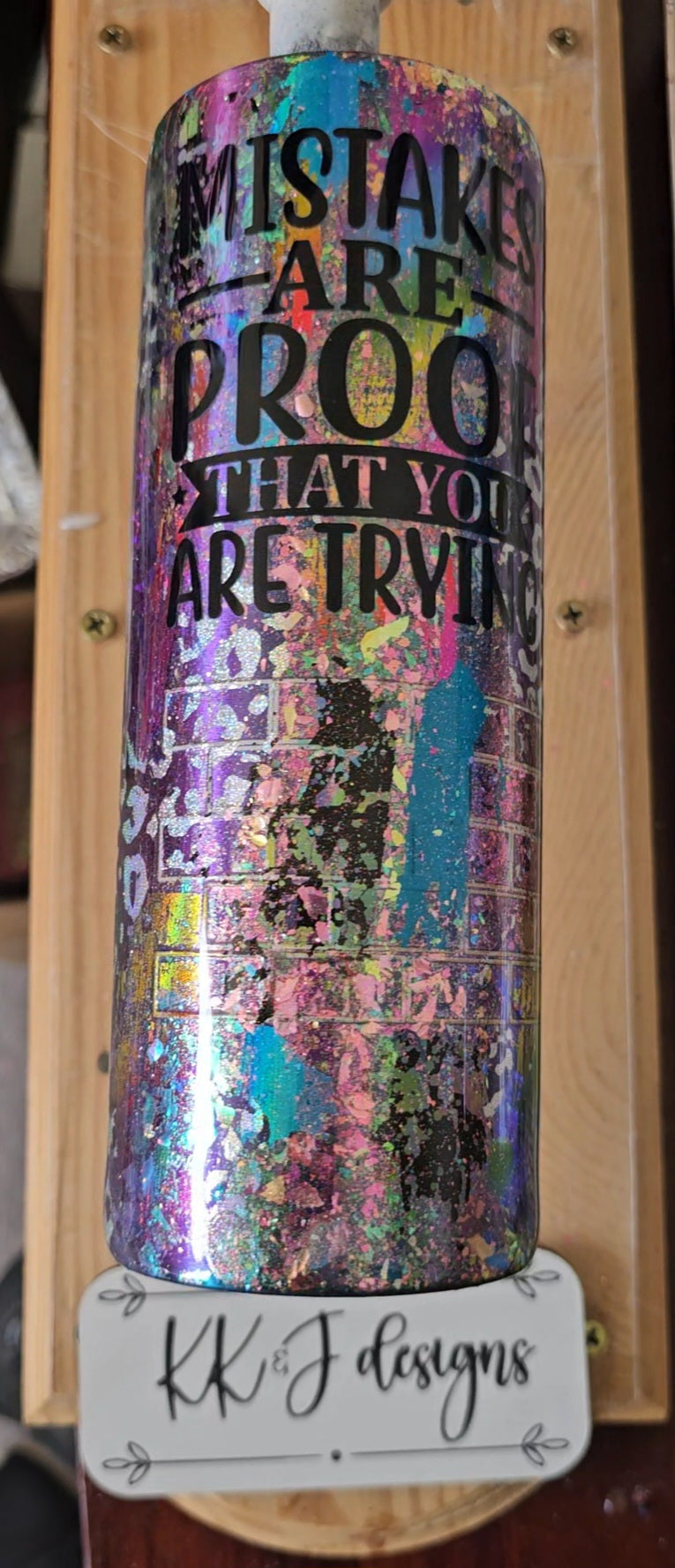 RTS {Graffiti style} 24oz plump Colorshift