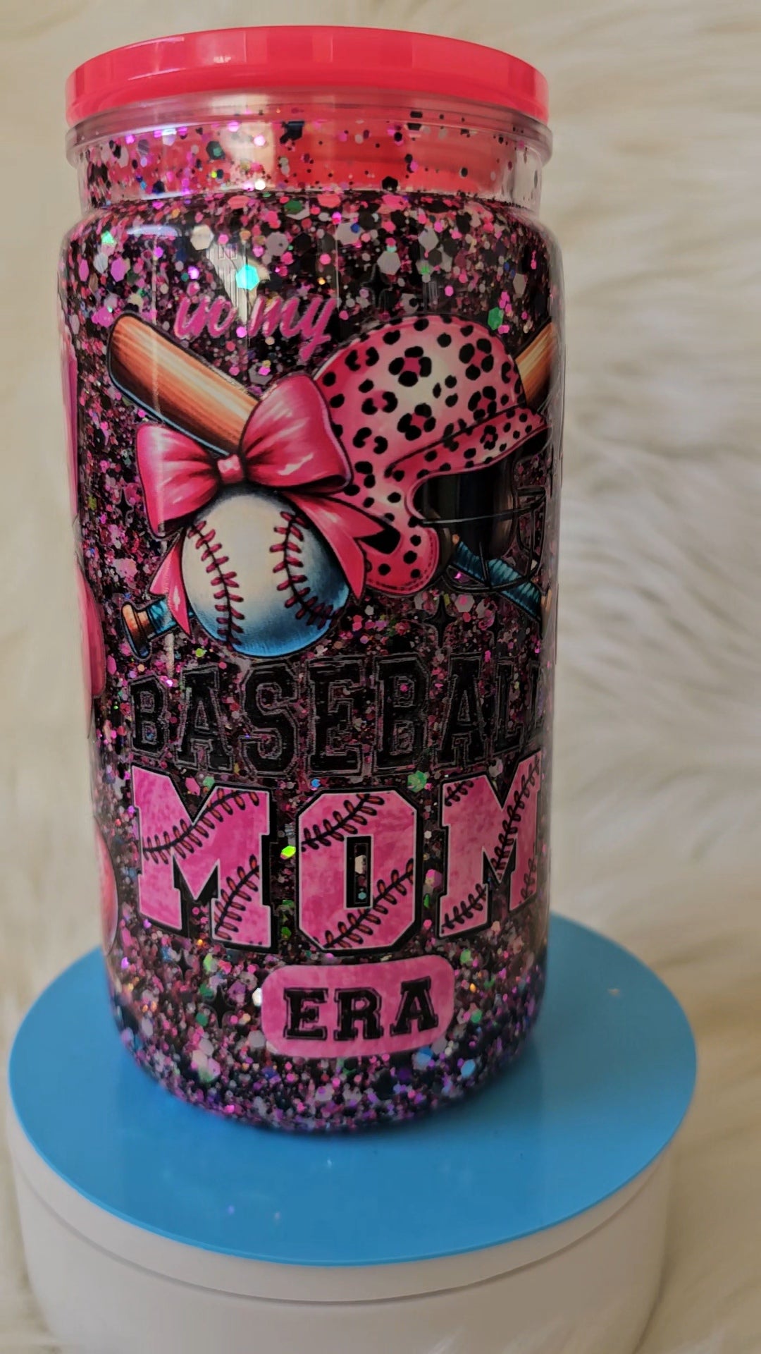 RTS 16oz. Snow Globes {Baseball Mom Era}