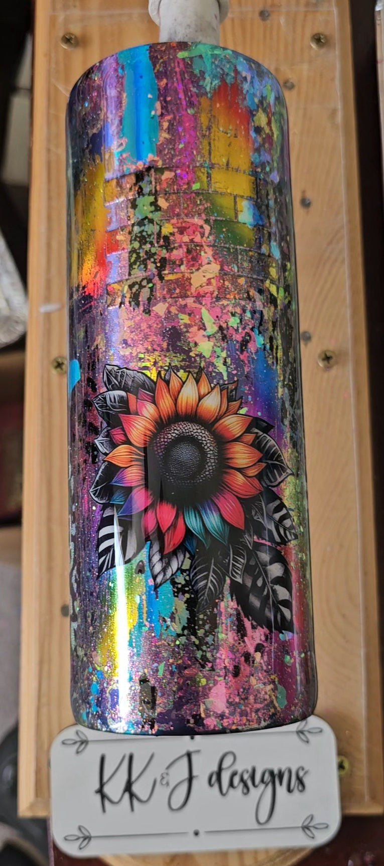 RTS {Graffiti style} 24oz plump Colorshift