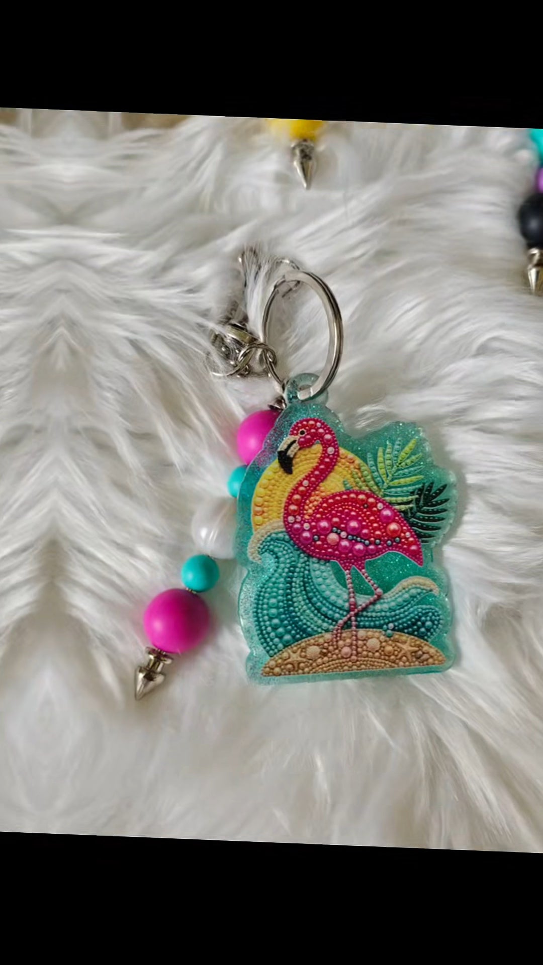Flamingo Keychain
