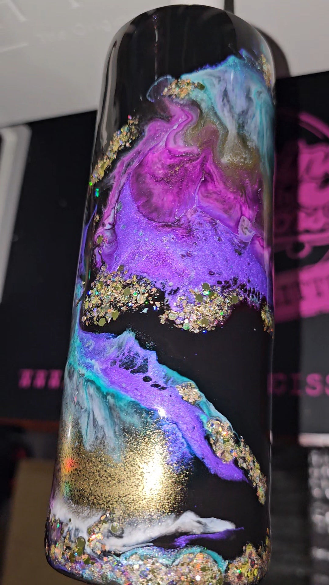 {Suspension}24 oz Plump- Purple/Teal