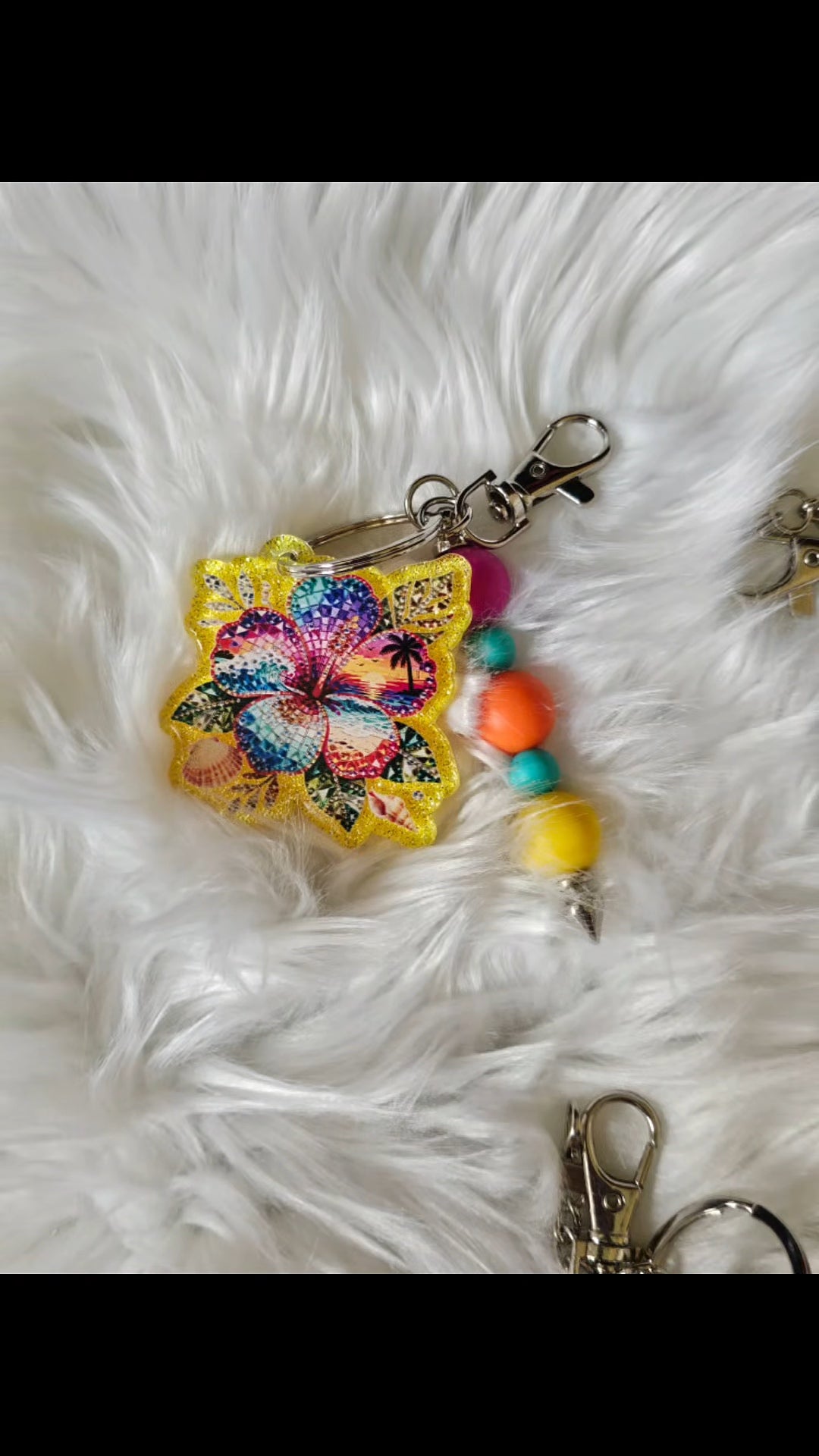 Flower Keychain